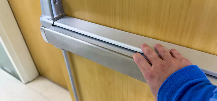 Installing a Push Bar on a Door Gurnee